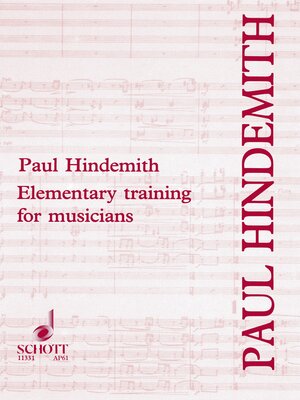 cover image of Elementary Training for Musicians